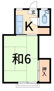 コーポ浅岡【3階】の間取り