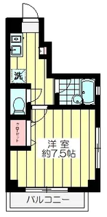 サンシティ東名【4階】の間取り