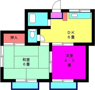 コーポ堀田【2階】の間取り