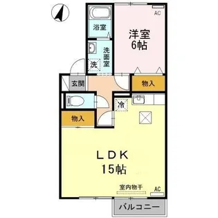 コンフォール古祖原【1階】の間取り