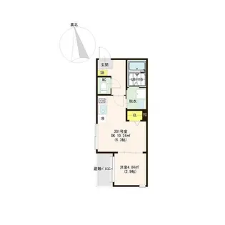 アストレア長町【3階】の間取り