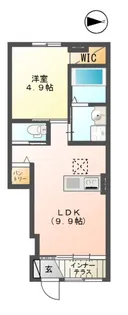 福島県本宮市本宮字万世【アパート】の間取り