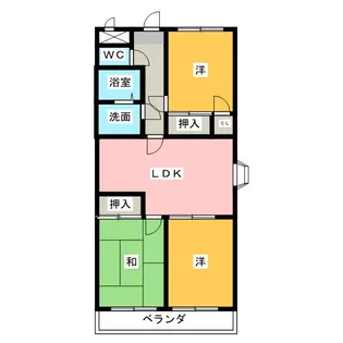 クレアコート【1階】の間取り