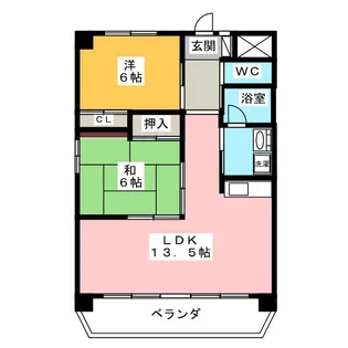 エスポワール本今【3階】の間取り