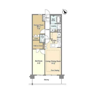 センチュリー尾山台グレイス【5階】の間取り