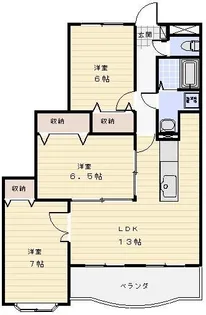 センチュリーヒルズ【7階】の間取り