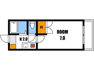 ネクサス可部南【4階】の間取り