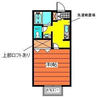 セジュールまきI【2階】の間取り