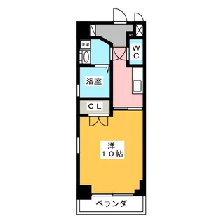 プレディアスタイル白川公園【9階】の間取り