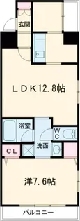 アルテサウスタワー【4階】の間取り