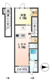 エルアージュ【2階】の間取り