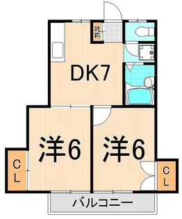 グランドールアイダE棟【2階】の間取り