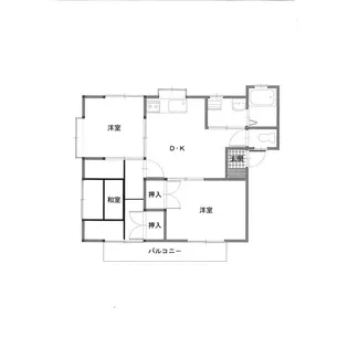 メゾンサンライトI【1階】の間取り