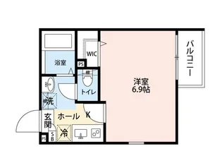 ライフタウン西新井【3階】の間取り