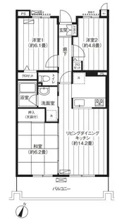ヴィ ラフィーネ【1階】の間取り