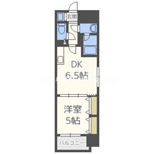 大阪府大阪市西区京町堀2【マンション】の間取り