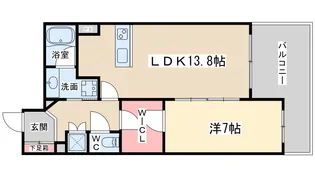 大阪府大阪市北区中崎3【マンション】の間取り
