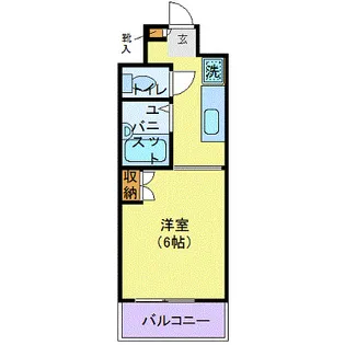 メゾン・ド・ディマンシェ【7階】の間取り