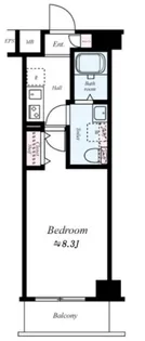プレール・ドゥーク三ノ輪II【7階】の間取り