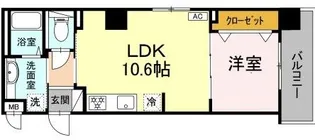 神奈川県横浜市中区山下町【マンション】の間取り