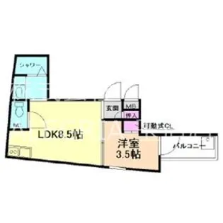 大阪府大阪市東成区大今里4【マンション】の間取り
