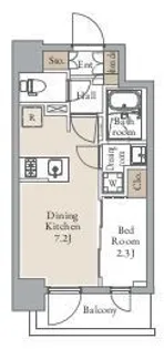 グランカーサ三ノ輪II【5階】の間取り