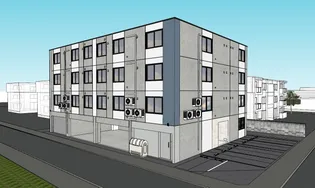 ヴィアルCity恵庭【3階】の外観