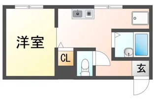 山本ビル【2階】の間取り