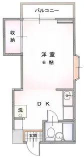 第2西山ハイツ【2階】の間取り