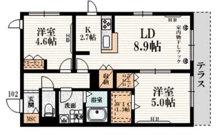Grand Soleil【1階】の間取り