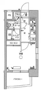 スカイコート池袋西壱番館【8階】の間取り