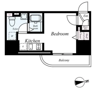 ハウスセゾン新板橋【9階】の間取り