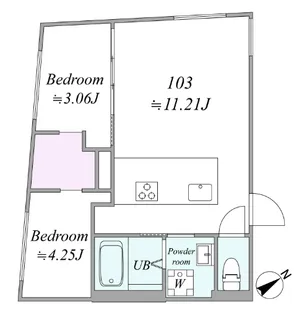 trias513【1階】の間取り
