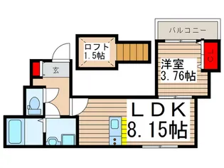BestStage所沢松葉町【3階】の間取り