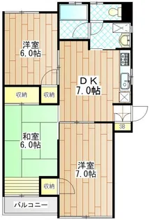 フェザーベルデ【2階】の間取り