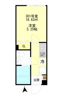 東京都江戸川区南小岩6【アパート】の間取り