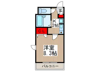アルモニ-別所【4階】の間取り