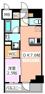 コンフォリア滝野川【3階】の間取り