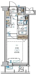 ガリシア板橋【4階】の間取り