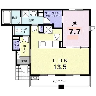 グレースガーデン南高下IV【1階】の間取り