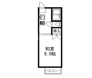 フレンドハイツヒラキ【2階】の間取り