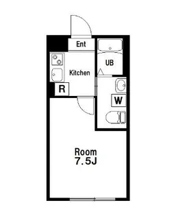 東京都新宿区西新宿4【マンション】の間取り