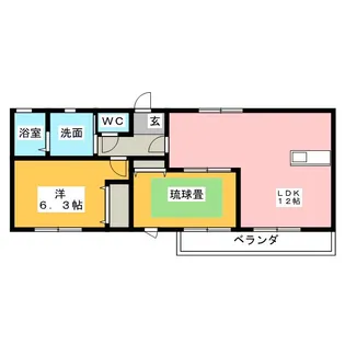 マローネ【1階】の間取り