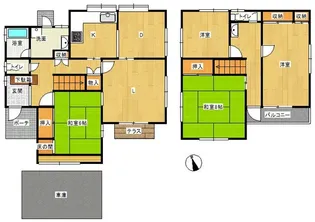 神奈川県川崎市多摩区菅仙谷2【一戸建】の間取り
