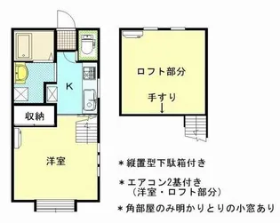 SOLEIL倉敷川【2階】の間取り