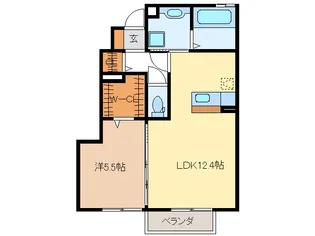 グレイスアベニュー一身田【1階】の間取り