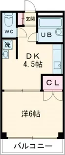 ドエル早崎【1階】の間取り