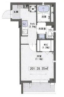 ウィステリア藤原【2階】の間取り