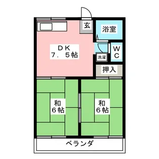 タウニーたねも【2階】の間取り