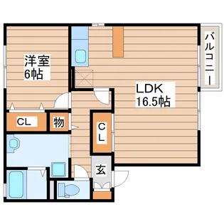 AISE SQUAREIII【1階】の間取り